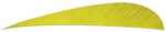 Trueflight Parabolic Feathers Yellow 4 in. RW 100 pk. Model: 11504