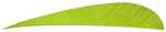 Trueflight Parabolic Feathers Chartreuse 4 in. RW 100 pk. Model: 11513