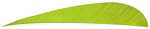 Trueflight Parabolic Feathers Chartreuse 4 in. LW 100 pk. Model: 01513