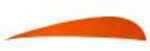 Trueflight Mfg Comp Inc Feathers Parabolic Solid Color 5 RW Orange 100/Pk.