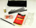 Kleen-Bore Field Pack Cleaning Kit AR-15/M-16 223/5.56 - Black Nylon Pouch 4-Piece Steel Rod (27") - Accessory POU302B