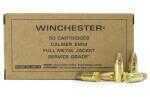Winchester Service Grade 9mm Luger 115 gr Full Metal Jacket (FMJ) Ammo 50 Round Box