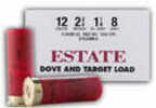 12 Gauge 25 Rounds Ammunition Estate Cartridge 2 3/4" 1 1/8 oz Lead #8