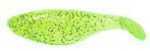 Mister Twister Sassy Shad 3in 10pk Chartreuse Silver Flake Md#: 3SA10-10S