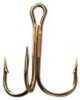 Mustad Hooks Treble Bronze 25/Box Md#: 3551-4/0