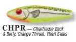 Mirrolure / L&S Bait She Dog 1/2 4in Chartreuse/Pearl/Orange Throat Md#: 83MR-CHPR