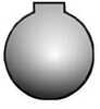 Lyman Single Cavity Round Ball Mould 54 Caliber .530 Diameter 