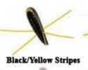 Betts Grunt Grub Spin-nickel 1/16 12/cd Yellow Black Stripes 022GRRL-22N