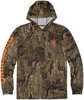 Browning Tech T-Shirt Realtree Timber Ls Hooded Medium
