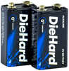 Die Hard Alkaline Batteries 9V 2pk Model: 41-1185