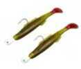 H&H Lure H&H Double Rig Cocahoe 1/4 12pk Avo/Red Glt/ft ICMDR-35-35