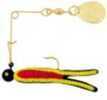 H&H Lure H&H Tiny Spin-Gold 1/32 12/cd Black/Yellow/Red CTSG-31