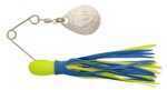 H&H Lure H&H Double Spinner 3/8 6pk Chart-Blu/Chart HHDS-38