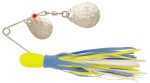 H&H Lure H&H Double Spinner 3/8 6pk Blue/Chartreuse/White HHDS-48