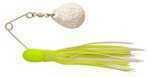 H&H Lure H&H Single Spinner 3/8 6pk Chart-Chartreuse/White HHSS-35