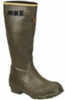 Lacrosse Burly Rubber Boots OD-Green 18in Foam Insulated Size 7 26604007