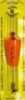Cajun Thunder / Precision Back Bay Weighted Float 2 1/2in Cone Popper Orange 1pk 17401