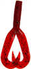 Zoom Lures Creepy Crawler Tail 3in 16 Per Bag Ruby Red Model: 020-134