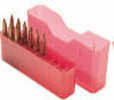 MTM Slip-Top Ammunition Box 20 Round <span style="font-weight:bolder; ">WSM</span> 45-70 to 30-30 Clear Red J-20-MLD-29