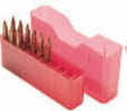 MTM Slip-Top Ammunition Box 20 Round WSM 45-70 to 30-30 Clear Red J-20-MLD-29