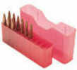 MTM Slip-Top Ammunition Box 20 Round 223 Rem 204 Ruger 222 Rem Mag Clear Red J-20-XS-29