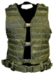 NCSTAR Modular Vest Nylon Green Size Medium- 2XL Fully Adjustable PALS/ MOLLE Webbing Includes Pistol Belt with Two Acce