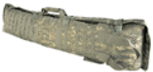 NCSTAR Rifle Case Shooting Mat 48" Unfolds to 66" Shooters Nylon Gray Digital Camo Exterior PALS Webbing