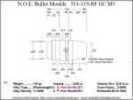 Bullet Mold 4 Cavity Aluminum .314 caliber Gas Check 119 Grains with Round/Flat nose profile type. Designed for use