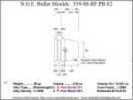 Bullet Mold 2 Cavity Aluminum .359 caliber Plain Base 88 Grains with Round/Flat nose profile type. flat plink
