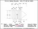 Bullet Mold 2 Cavity Brass .460 caliber GasCheck and Plain Base 273 Grains with Spire point profile type. heavy we