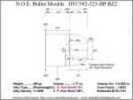 Bullet Mold 4 Cavity Aluminum .502 caliber Plain Base 325 Grains with Flat nose profile type. Designed for Powder co