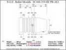 Bullet Mold 4 Cavity Aluminum .460 caliber Plain Base 350 Grains with Round/Flat nose profile type. These are wo