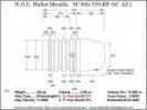 Bullet Mold 5 Cavity Aluminum .460 caliber Gas Check 350 Grains with Round/Flat nose profile type. These are wor