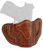 1791 BHC Optic Ready OWB Belt Holster Fits Sub-Compact Pistols Matte Finish Classic Brown Leather Right Hand