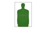 Action Target B-27S Standard Full Size Green Silhouette 24"x45" 100 Per Box B-27SGREEN-100