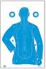 Action Target B-21E Qualification Target Blue and White 23" x 35" 100 Per Box F-B21EANT-AV2-100