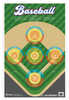 Action Target Baseball Target Multi Color 23"x35" 100 Per Box Gs-base-100