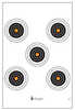 Action Target 5 Bull's-eye Target W/orange Centers Orange And Black 21" X 24" 100 Per Box Si-5-100