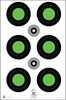 Action Target Trident Concepts Fluorescent Green Bull's-eye Target Green And Black 100 Per Box Tct-mk3-mod2-100