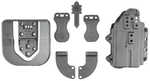 Alien Gear Holsters Photon Holster Fits GLOCK 19/44/45/23 with Compact Light Polymer Construction Ambidextrous Black PHO