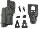 Rapid Force Rapid Force Level 3 Duty Holster Fits GLOCK 19 with Large Light (X300/TLR-1) Right Hand Black R3-M-0057-BK-R