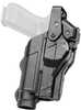 Rapid Force Rapid Force Duty Holster Outside the Waistband Holster Level 3 Retention Fits Sig P320c with Light and Micro