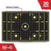 Allen Ez Aim Adhesive Sight Grid 12.5" 30 Pack Black/chartreuse 15221-30