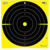 Allen EZ AIM Adhesive Bullseye 12.5" 30 Pack Black/Chartreuse 15214-30