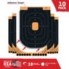 Allen EZ AIM Adhesive Silhouette 12" x 18" 10 Pack Black/Orange 1550110