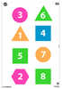 Allen Fun Group Ez Aim Paper Targets 8 Pack 12"x18" Assorted Colors 15643