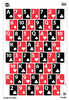 Allen House of Cards EZ Aim Paper Targets 3 Pack 23"X35" Black and Red 15655