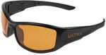Allen Ultrx Sync Safety Glasses Anti-fog/anti-scratch Black Frame Amber Lens 4138