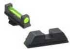 Ameriglo Fiber Optic Sights For Glock 17 19 22 23 24 26 27 33 34 35 37 38 39 Green Md: GFT-114