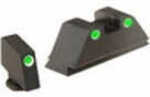 AmeriGlo Classic Series 3 Dot Sights for S&W M&P Green/Green Front and Rear SW-145